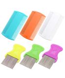 MWOOT 6-Piece Stainless Steel Pet Hair Nit Lice Combs Set for Dandruff Flakes Removal - Buy Online on GoSupps.com