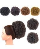 Short Kinky Curly Afro Puff Drawstring Ponytail Extension - Large 4# | Clip-In Bun Hairpiece for Women - Buy Online on GoSupps.com