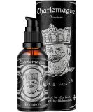 Charlemagne Beard Oil | Vegan Natural Beard Care | Stimulate Growth | Lime/Mint Scent | Made in Germany - Buy Online on GoSupps.com