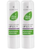 Buy LR ALOE VIA Aloe Vera Lip Care Stick (2x 4.8g) - Moisturizing & Soothing Lip Balm for Healthy Lips - International Shipping Available - Buy Online on GoSupps.com