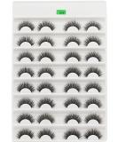 16 Pairs 3D Faux Mink False Eyelashes - Full Volume Soft & Light Makeup Tools for Dramatic Eye Look - Buy Online on GoSupps.com