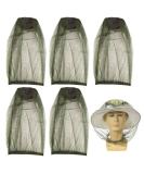 Midge Head Net - 5PCS Nylon Mesh Face Net for Outdoor Activities - Buy Online on GoSupps.com