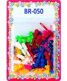 Tara Girls Self Hinge Plastic Hair Barrettes - BR50: Super Cute Multi-Design Selection - Buy Online on GoSupps.com
