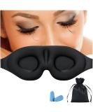 Adjustable Eye Mask for Lash Extensions - 3D Sleeping Mask with Ear Plugs for Women and Men - Ideal for Nap, Travel, and Night Use - Buy Online on GoSupps.com