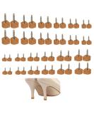 24 Pairs Women's High Heel Replacement Tips & Protectors - Shoe Repair Kit for Grass & Events - Apricot - Buy Online on GoSupps.com