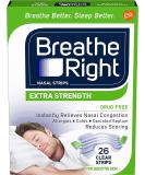 Breathe Right Extra Strength Clear Nasal Strips - 78 Count | Drug-Free Congestion Relief - Buy Online on GoSupps.com