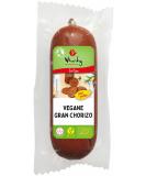 Wheaty Organic Vegan Gran Chorizo - Pack of 6 (200g each) | Best Vegan Meat Alternative | International Shipping - Buy Online on GoSupps.com