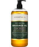 Cosmetasa Sore Muscle Massage Oil 16.9 oz - Soothes Muscle & Joint Pain with Arnica, Peppermint, Chamomile, Lavender Oil - 1.06lb - Buy Online on GoSupps.com