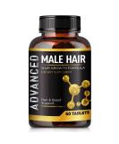 Hair Growth Vitamins For Men-Anti Hair Loss Support Vitamins Pills & DHT Blocker For Men.Regrow Hair & Beard Growth Supplement For Thicker Fuller & Stronger Hair. Support Thinning Hair With Biotin. - Buy Online on GoSupps.com