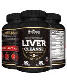 SoloMon Wisdom Liver Cleanse Dietary Supplement - 60 Capsules for Detox & Repair with Milk Thistle, Artichoke & Dandelion Root - Supports Toxin Removal & Normal Liver Function - Buy Online on GoSupps.com