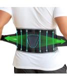 Back Brace for Men & Women - Lower Back Pain Relief 6 Stays Breathable Lumbar Support Belt for Herniation & Sciatica (Medium - Buy Online on GoSupps.com