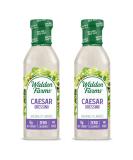 Walden Farms Caesar Dressing 2-Pack - Sugar Free, Keto & Kosher - Smooth & Creamy Salad Topping - 0g Net Carbs - 12 oz Bottles - Buy Online on GoSupps.com