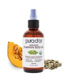 PURA D OR Organic Pumpkin Seed Oil 4 Oz - 100% Pure USDA Premium Body & Hair Growth Serum - Cold Pressed Unrefined Hexane-Free Oil for Men & Women - Buy Online on GoSupps.com