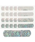 FOMIYES Girl Adhesive Bandages - 20pcs Glitter Cartoon Strips for Kids | Breathable & Colorful Care - Buy Online on GoSupps.com