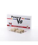 Power V8 x 4 capsules Energy boost preparation for active men - Immediate effect - No prescription required - Extra strong with ginseng ginkgo - Buy Online on GoSupps.com