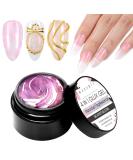 Makartt 15ml Builder Gel for Gel Nails - Non-Stick 3D Sculpting UV Glitter Nail Glue - Moondust Pearlescent for DIY Manicure - Buy Online on GoSupps.com