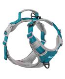 Thinkpet Anti Zug Dog Harness - Adjustable No-Choke Design with Handle Reflective & Breathable | Small Bright Blue-Green - Best for Easy Dog Control - Buy Online on GoSupps.com