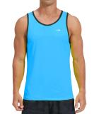 KPSUN Men's Quick Dry Sports Tank Top - Sky Blue, Large | Gym, Beach, Running Workout Shirt - Buy Online on GoSupps.com