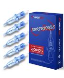20PCS A-minusone 7RL Tattoo Needles - Standard 12 Round Liner Cartridge Needles for Rotary Pen - Buy Online on GoSupps.com