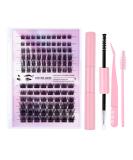 DIY Lash Extension Kit | Fluffy Individual Eyelash Clusters 10-16mm | Includes Lashes Glue & Seal | Perfect for International Shipping - Buy Online on GoSupps.com