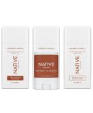 Native Kit Travel Coconut & Vanilla - Shampoo Conditioner Body Wash & Deodorant Pack of 4 | 3 Fl Oz Each | International Shipping Available - Buy Online on GoSupps.com