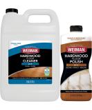 Weiman Hardwood Floor Cleaner and Polish Combo Pack - 128oz Cleaner + 32oz Polish | High-Traffic, Natural Shine, Removes Scratches | Protects Floors with Protective Layer - Buy Online on GoSupps.com