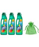 Ace Ultra for Colours Remove stains & odours Hygienic Cleaning 1L Fresh Perfume Pack of 3 + Gift For you Organza small bag - Buy Online on GoSupps.com