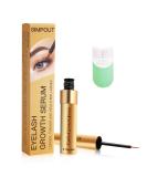 Buy Vegan Eyelash Serum for Fuller & Longer Lashes - Gold Lash Enhancer Voluminous & Lengthening Cruelty-Free Ships Internationally - Buy Online on GoSupps.com