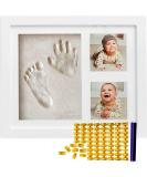 Co Little Baby Handprint & Footprint Kit with Date & Name Stamp - Clay Picture Frame for Newborn - Unique New Mom Gift - Gender-Neutral Keepsake for Baby - White Feet Imprint Mold - Buy Online on GoSupps.com