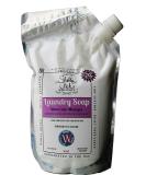 Natural Laundry Soap | 100% Natural Detergent Alternative | Shabby Chick - Lavender Lemongrass Essential Oils | 36 oz - Buy Online on GoSupps.com
