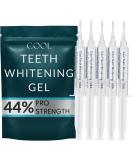 Teeth Whitening Gel for Trays – Pro Strength 44% Carbamide Peroxide, 5 Syringes (50 Uses) + 2 Trays, Enamel Safe Teeth Whitener, Removes Coffee, Wine & Tobacco Stains, at-Home Pro Whitening Kit - Buy Online on GoSupps.com