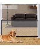 Portable Foldable Mesh Pet & Baby Safety Gate - 70.9x28.3 - Indoor/Outdoor Use - Install Anywhere - Black - Buy Online on GoSupps.com