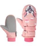 Winter Gloves for Men & Kids - Ski Bicycle Snow Sport Gloves for Ages 5-10 - Pink & Durable - Buy Online on GoSupps.com