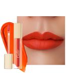 Oulac liquid matt lipstick orange lipstick long -lasting with kiss intensive color levy precise applicator matt finish vegan gluten -free Liquid Lipstick 4.5 ml (M07) (M07) Summertime Kiss - Buy Online on GoSupps.com