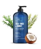 Botanic Hearth Tea Tree Coconut Rosemary and Argan Oil Face Wash With Mint | Acne Fighting Premium Hydrating - 16 Fl Oz - Buy Online on GoSupps.com