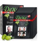 10 PCS Black Hair Shampoo Dye - Instant Easy Use Natural Ingredients | Long-Lasting Black Color for Men & Women - Buy Online on GoSupps.com