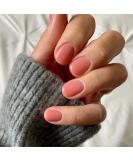 24pcs False Nails Short for Women Stick on Nails Press on Nails Removable Glue-on Nails Fake Nails Women Girls Nail Art Accessories (Nude Pink) - Buy Online on GoSupps.com