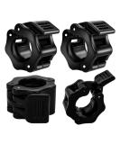 4 pieces of dumbbell bars closure 25mm dumbbell locks barbell clamps barbell collars dumbbell clamps closure quick locks for barbell rods dumbbell bars black - Buy Online on GoSupps.com