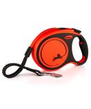 Flexi Xtreme Tape Orange & Black Large 8m Retractable Dog Leash/Lead for dogs up to 55kgs/121bs Orange & Black Large (8m) - Buy Online on GoSupps.com