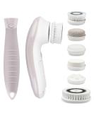 Fancii 7-in-1 Waterproof Facial & Body Cleansing Brush Kit - Exfoliate & Refresh with 6 Brush Heads - Buy Online on GoSupps.com
