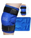 Relief Expert XL Knee Ice Pack Wrap Around Entire Knee After Surgery  Large Reusable Ice Pack for Injuries  Knee Replacement Surgery  Swelling and ACL Royal Blue - Buy Online on GoSupps.com