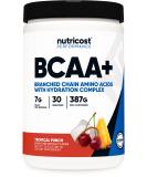 Nutricost BCAA + Hydration Powder - Tropical Punch | 30 Servings | Gluten-Free & Non-GMO Branched Chain Amino Acids for Optimal Hydration - Buy Online on GoSupps.com
