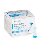 McKesson Safety Lancets Sterile Push-Button 23G Needle 1.8mm - 100 Count - Buy Online on GoSupps.com