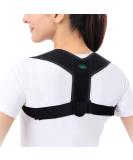 Buy TYNOR Posture Corrector for Men & Women - Adjustable Upper Back Brace for Neck & Scoliosis Breathable Hunchback & Spine Support (Black One Size) - International Shipping Available - Buy Online on GoSupps.com