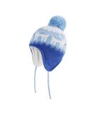 LANGZHEN Toddler Kids Winter Hat Earflap Knit Cap Fleece Lined Beanie - Deer Blue | 2-4 Years - Buy Online on GoSupps.com