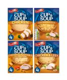 Cup A Soup Bundle with Batchelors Chicken & Leek 86g Chicken & Vegetable with Croutons 110g Chicken Noodle 94g and Chicken Soup 80g (4 Pack) - Buy Online on GoSupps.com