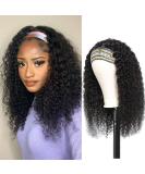 Deep Wave Head Band Wig - 18'' Human Hair Glue-Free Lace Front 150% Density Brazilian Virgin Hair for Black Women - Buy Online on GoSupps.com