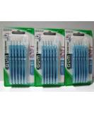 GUM BI-DIRECTION Interdental Brushes - 6 Pieces Light Blue 0.9mm | Buy 3-Pack Online - Best International Shipping - Buy Online on GoSupps.com