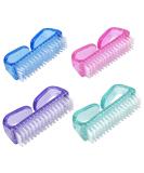 NATUCE 4PC Nail Brush Set - Gentle Hand Washing & Cleaning Brush for Bathroom Kitchen & Swimwear - Buy Online on GoSupps.com