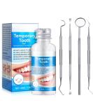Temporary Tooth Filling Tooth Filling Repair Kit False Teeth for Temporary Tooth Filler Chipped Tooth Repair Kit for Broken & Missing Teeth Replacement (Tooth Repair Kit) - Buy Online on GoSupps.com